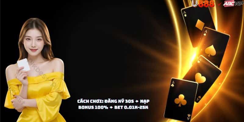 Quy trình Money Roll U888: nhận 50k thử + 10 free spin